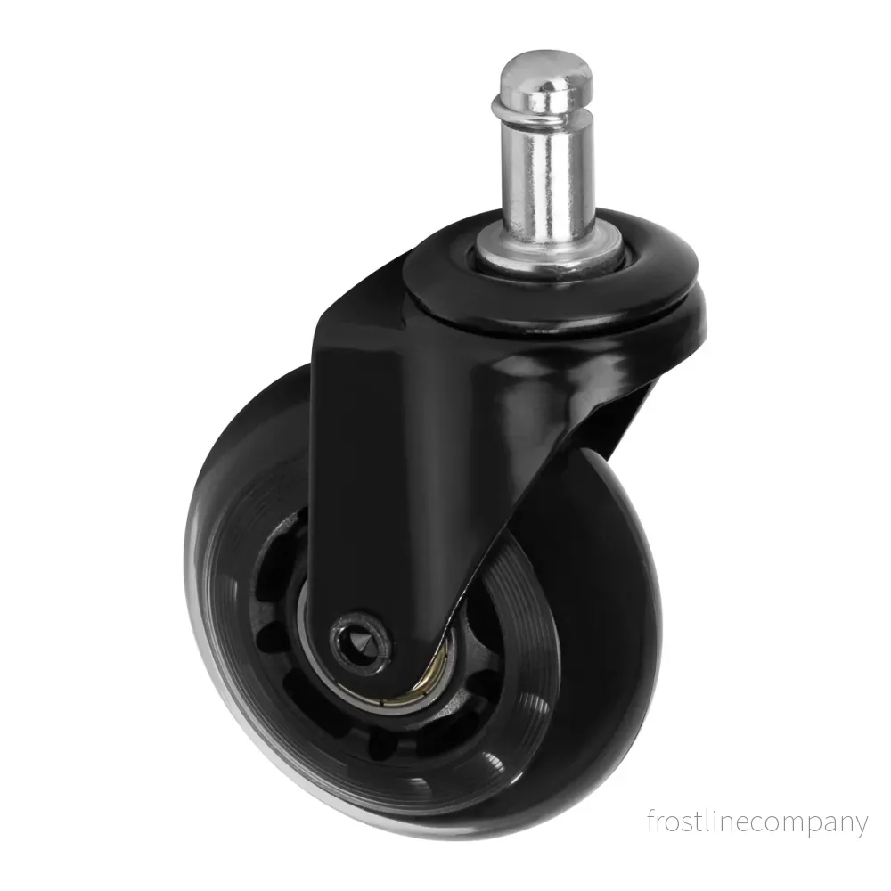 Hjulsats Taburett Roll Speed Svart 5 st. - Bild 2