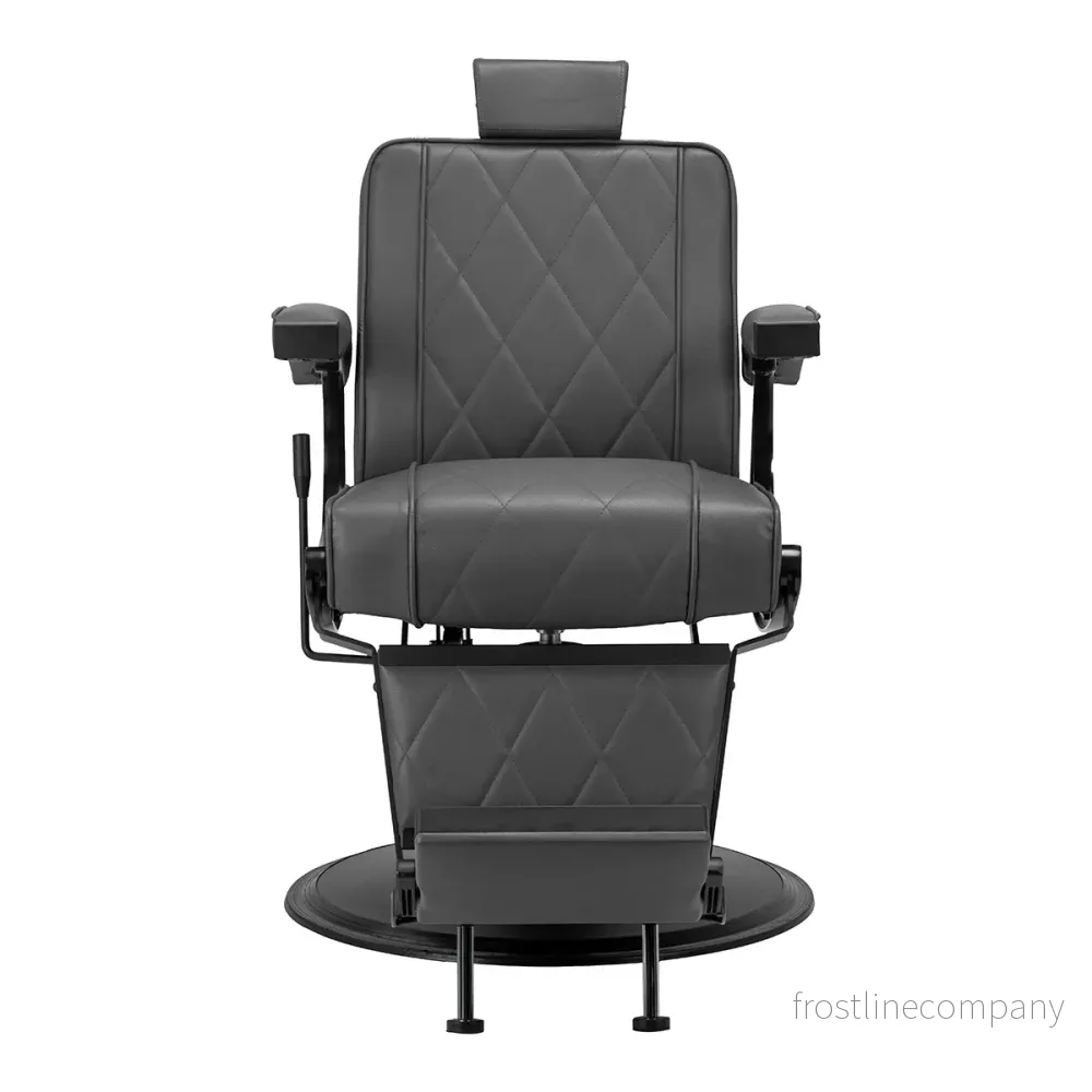 Barberstol Hair System BM88066B Grå-Svart - Bild 2