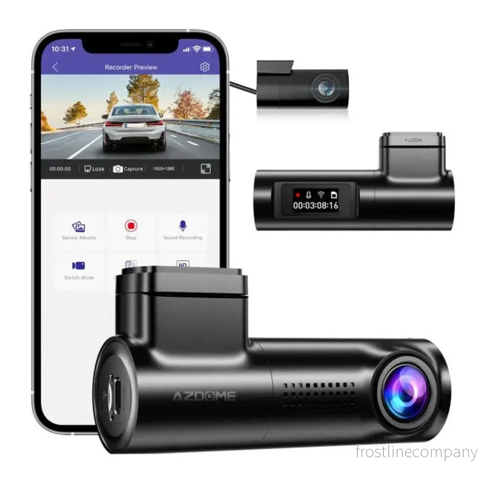 AZDome M330 Max 4K 2CH Dual Wifi GPS dashcam - Bild 3