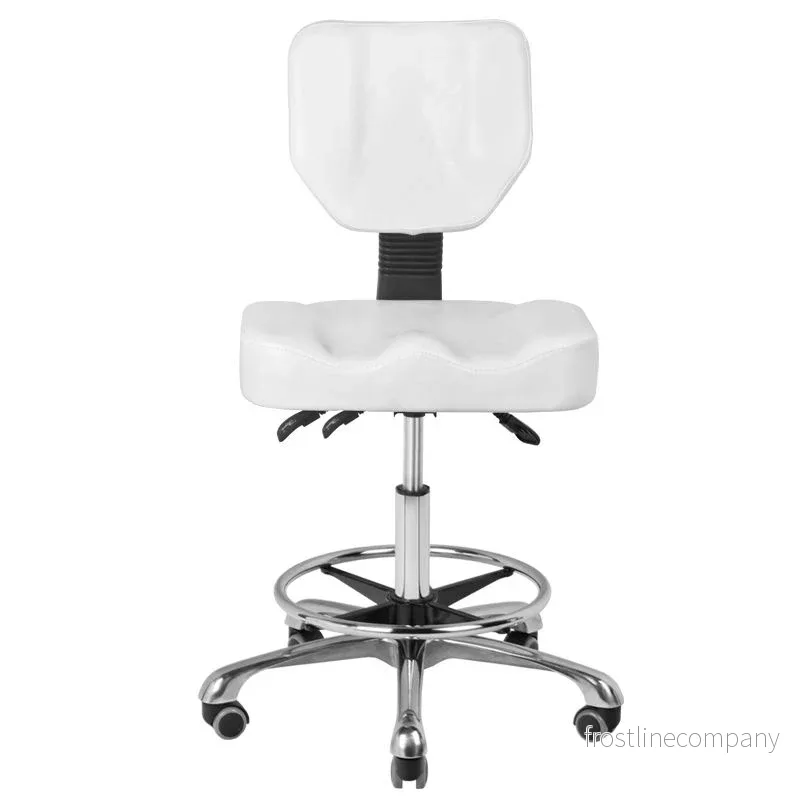 Taburett A-4299 Vit - Justerbar Arbetspall - Bild 3