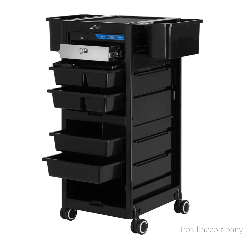 Frisörvagn Gabbiano med UV-Sterilisator 68UV Svart - Bild 2