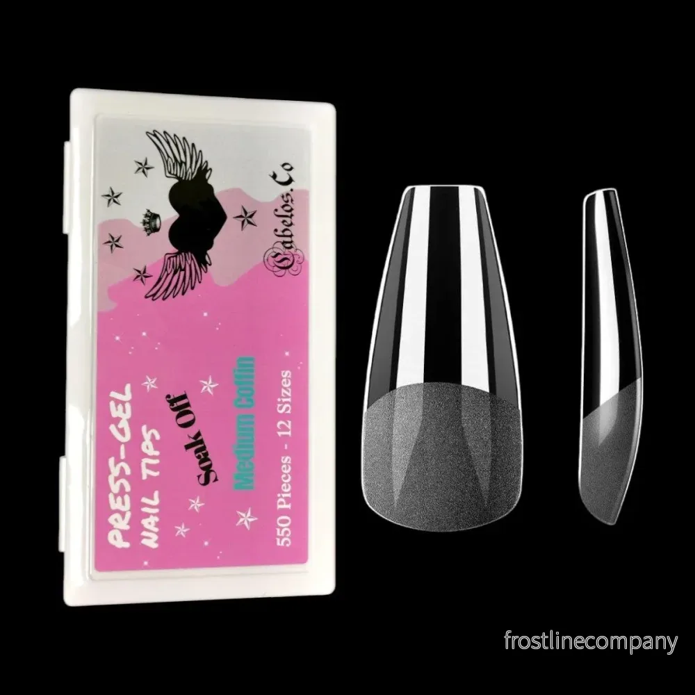 Gelé Nageltippar - Press-on Soft Gel Nail Tips - Bild 2