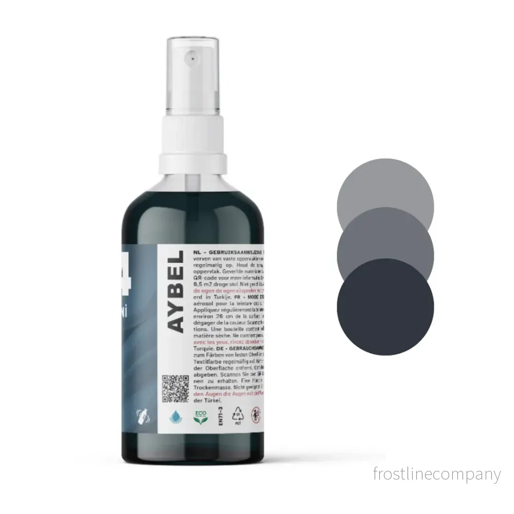 Antracitfärgspray för tyg - Bild 2