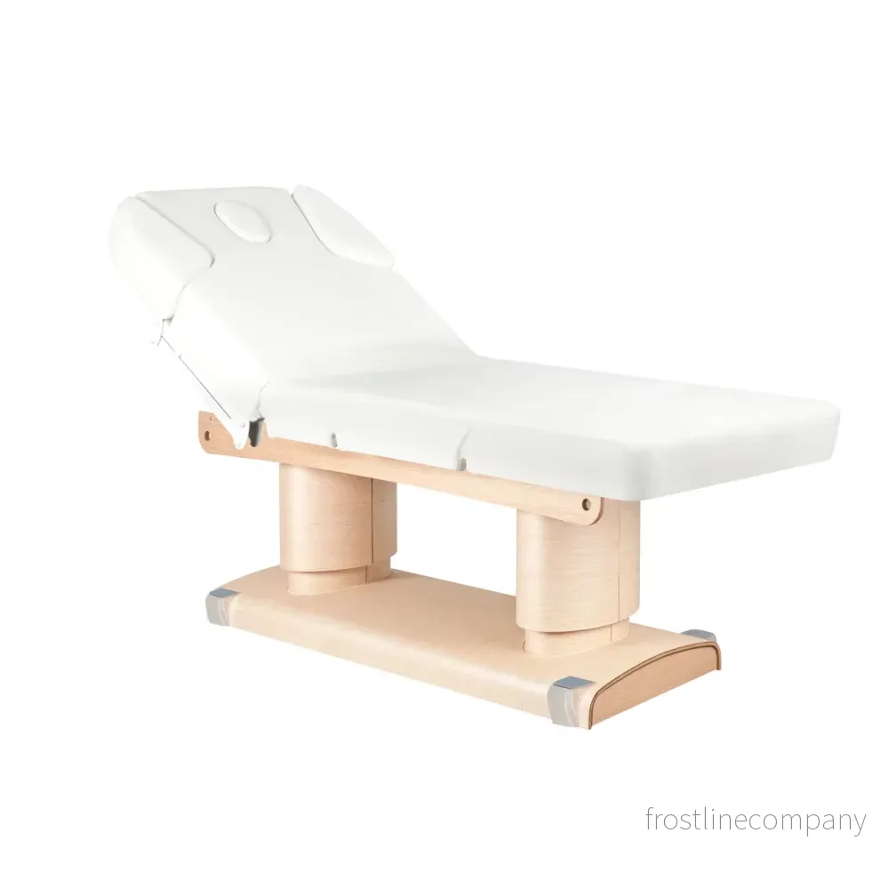 Massagebänk elektrisk Azzurro 838 Vit Uppvärmd Massagebänk elektrisk Azzurro 838 Vit Uppvärmd