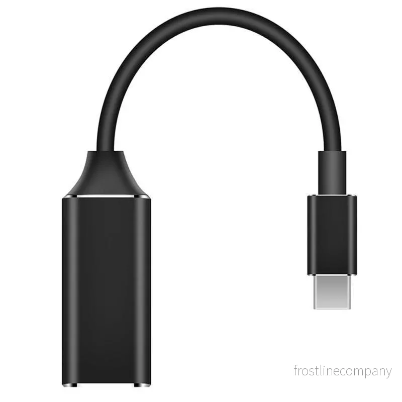 USB-C till HDMI Adapter Kabel 0,2m - Koppla Mobil till TV - 1080P - Svart - Kopparkärna - Bild 3