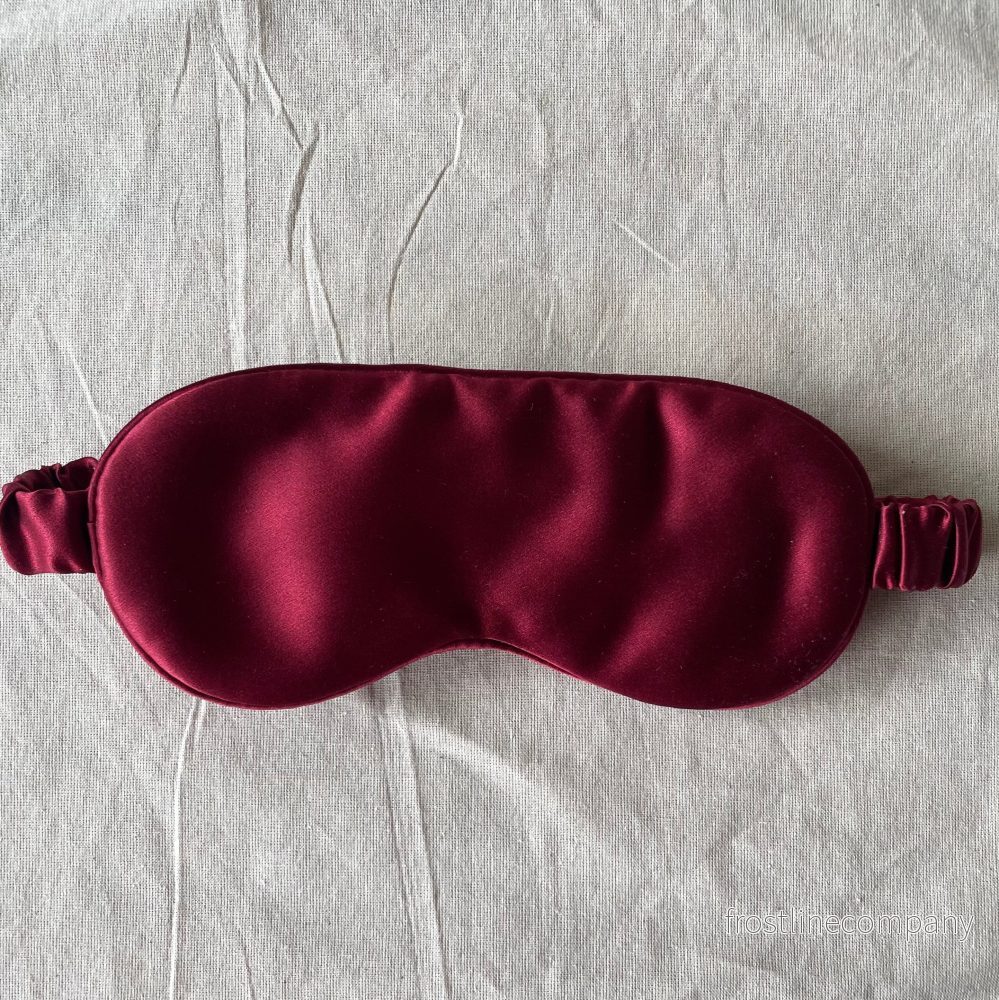 Light Block 30 Momme Silk Eye Mask | Luxury Mulberry Silk Sleep Mask - Bild 2
