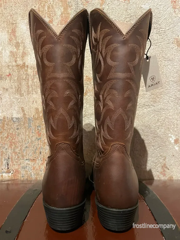 Ariat Heritage Western Round Toe Distressed Brown - Bild 3