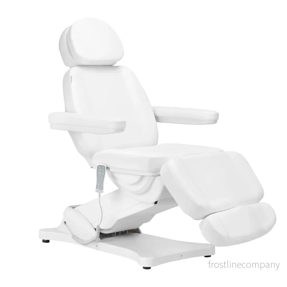 Elektrisk behandlingsstol Sillon Classic v2 Vit med värme - Bild 2