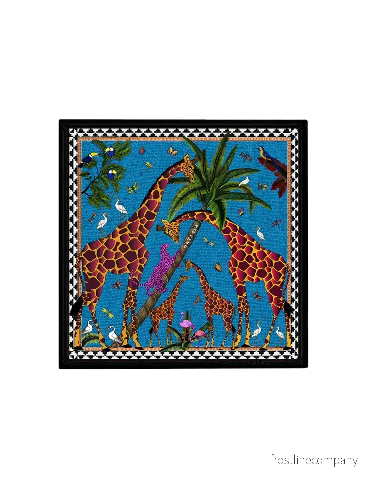 Bricka Ortigia Sicilia Giraff blå 16 x 16 cm Bricka Ortigia Sicilia Giraff blå 16 x 16 cm
