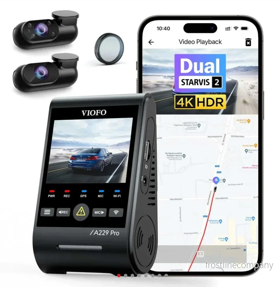 Viofo A229 Pro 3CH 4K Wifi GPS dashcam - Bild 3