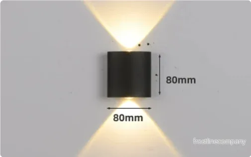Vägglampa Ute & Inne - Modern LED Up & Down Light - Vattentät IP65 Aluminium - Bild 2