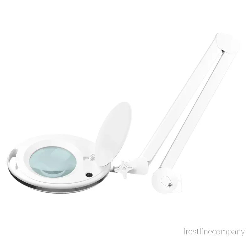 Förstoringslampa LED Elegante 6027 Vit 5D med bordsklämma Förstoringslampa LED Elegante 6027 Vit 5D med bordsklämma