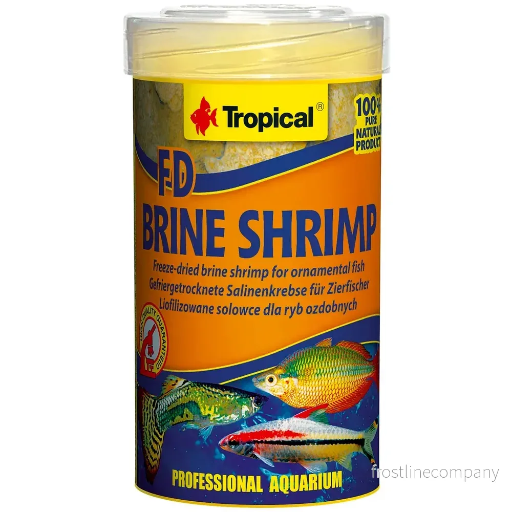 Tropical FD Brine Shrimp 100 ml/8 g – frystorkad artemia Tropical FD Brine Shrimp 100 ml/8 g – frystorkad artemia