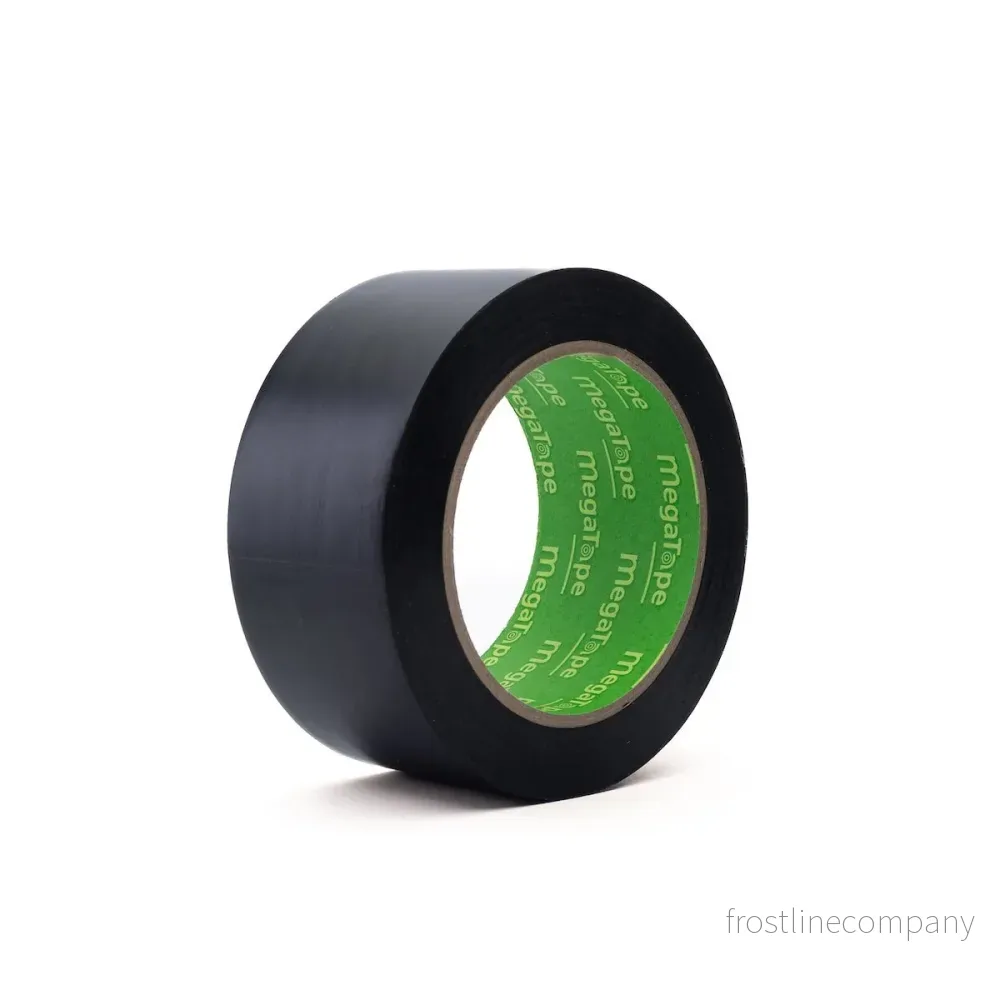 MegaTape UT5 · PVC-tejp för dansgolv · 33 m på rulle · 50 mm · svart MegaTape UT5 · PVC-tejp för dansgolv · 33 m på rulle · 50 mm · svart