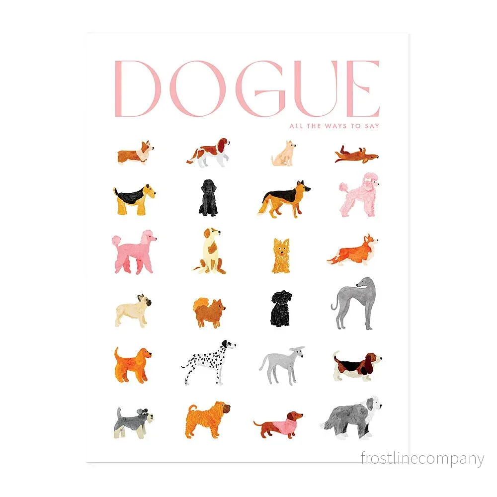 Art print poster Dogue Art print poster Dogue
