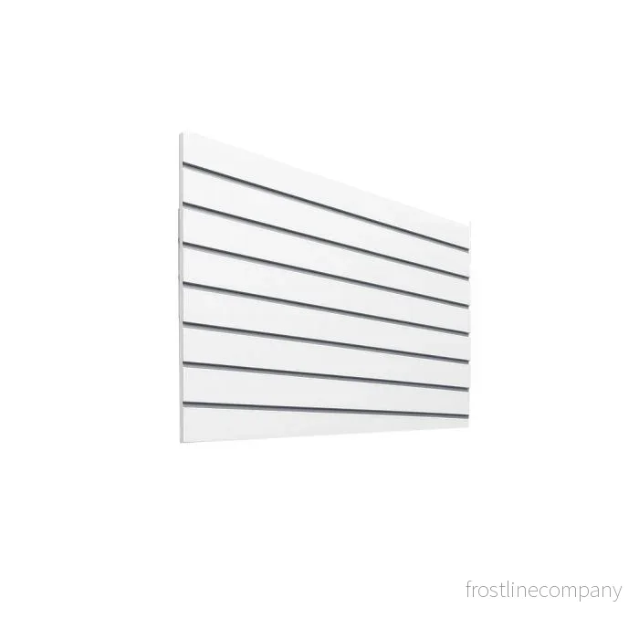 Rillpanel - 120 x 80 cm - vit - 10 cm - 1 st. - Supersæt, lätt textur