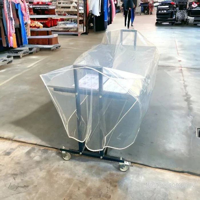 Regnhätta för gatumöbel - L10 - klar plast - Bild 2