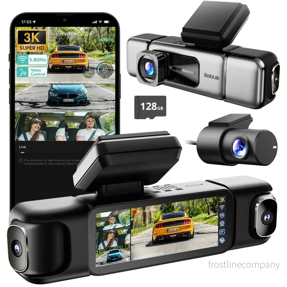 Botslab G980H 4-kanals 4K wifi GPS 128 GB 360-graders dashcam - Bild 2