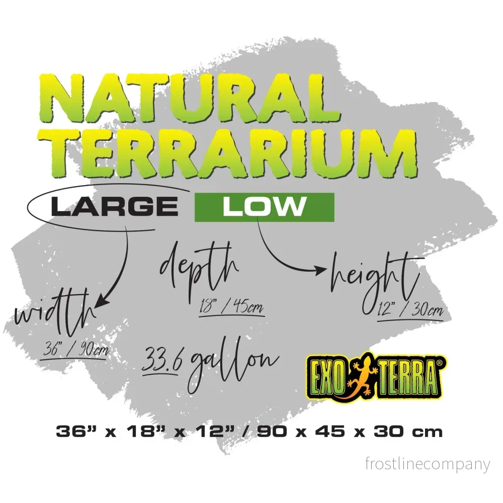 Exo Terra Terrarium Large Low - 90x45x30cm - Bild 3