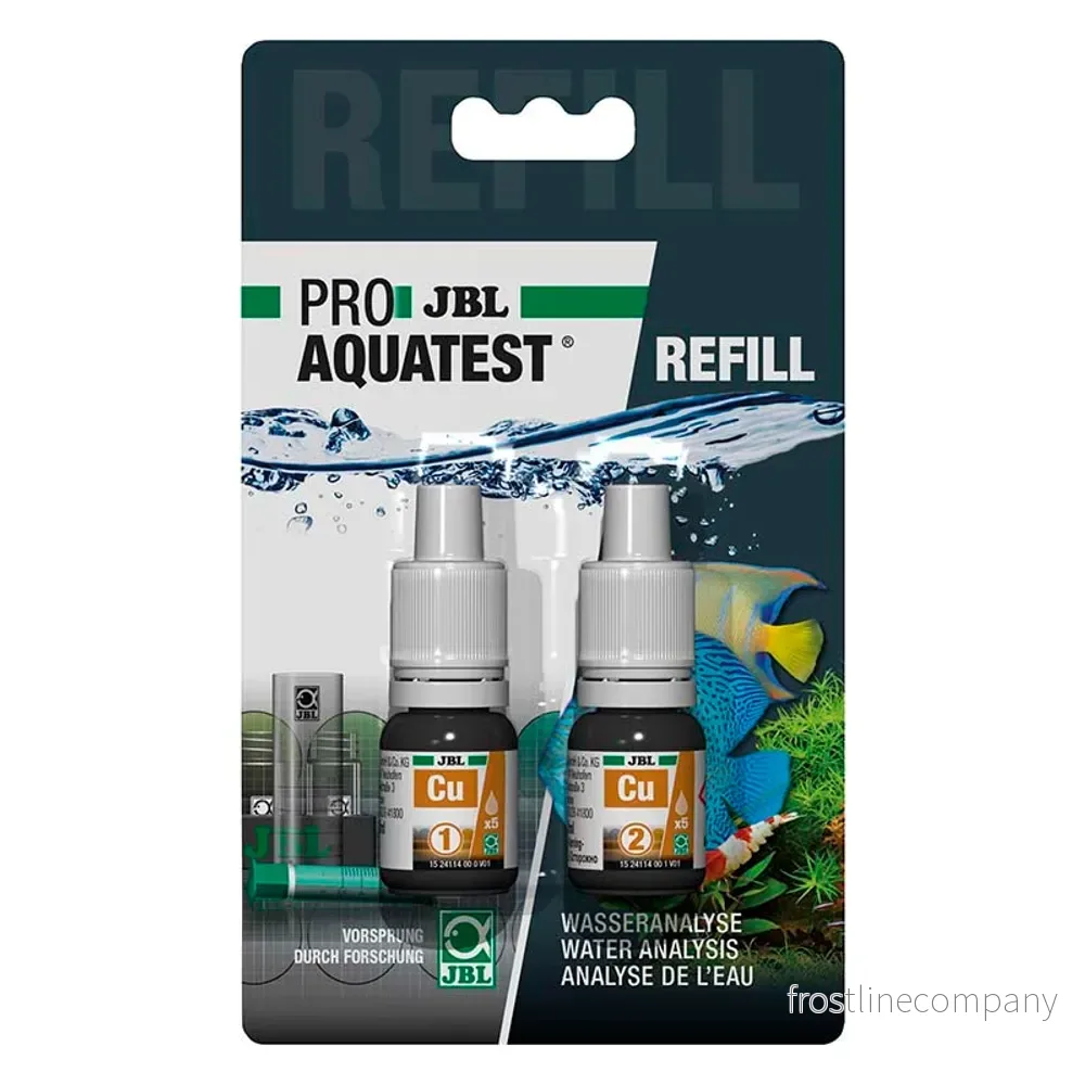 JBL ProAquaTest Cu Koppar Refill – Refill till koppartest (ca.50 tester)