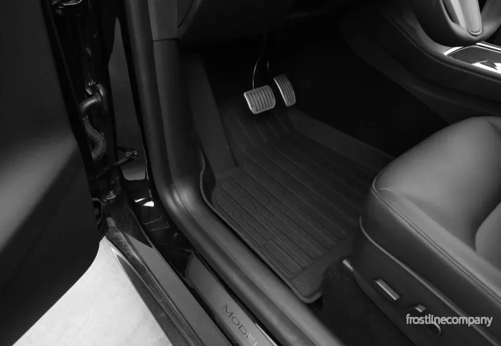 Tesla Model Y – formgjutna golvmattor - Bild 2