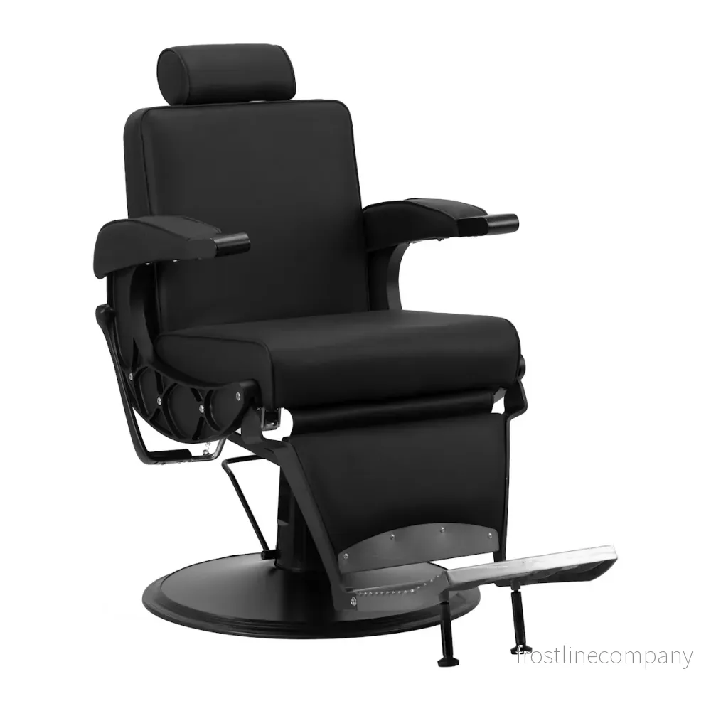 Barberstol Gabbiano Continental Svart Barberstol Gabbiano Continental Svart