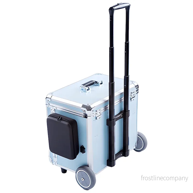 Fotvårdsväska PodoMobile Midi Grey Blue med Trolley - Bild 3