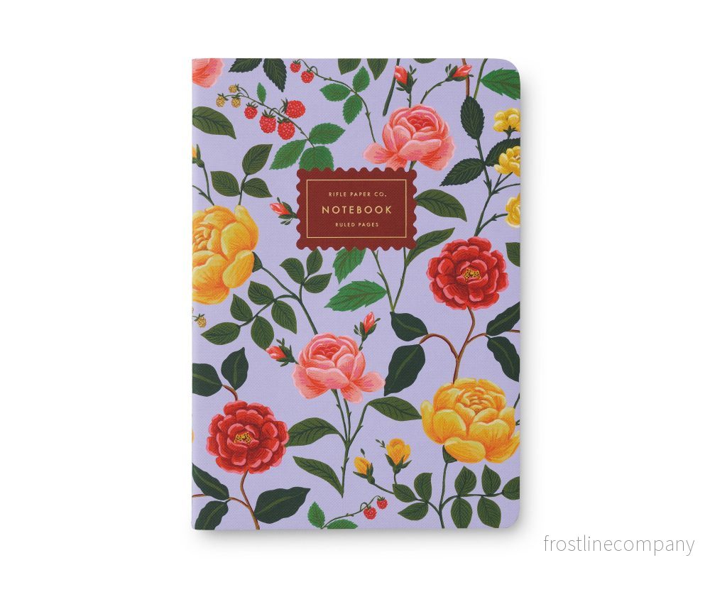 Anteckningsbok roses 3-pack - Bild 2