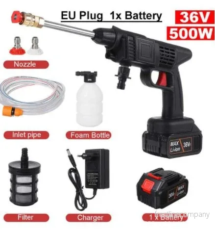 Portabel Batteridriven Högtryckstvätt / Bilvätt - Bild 2
