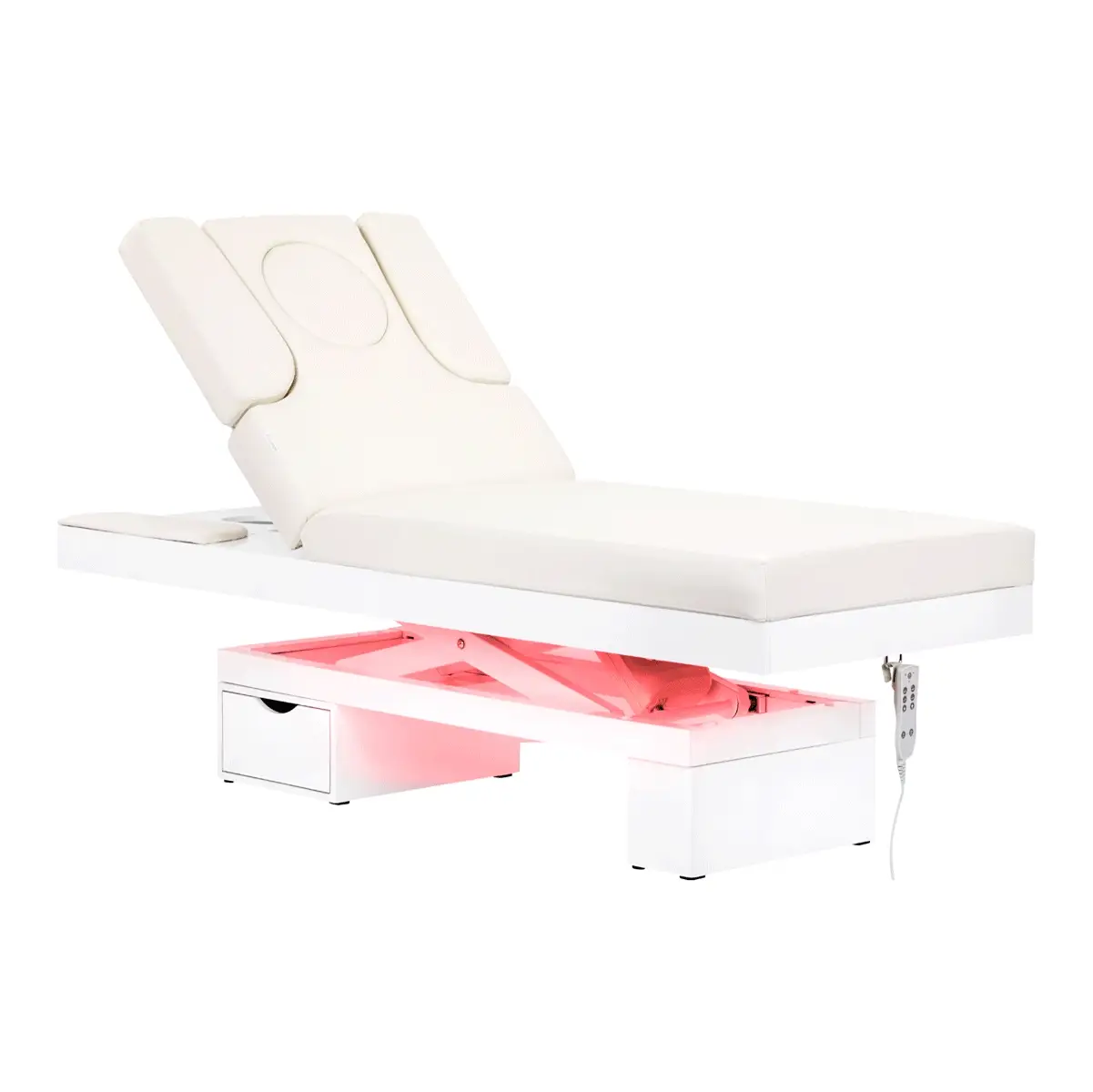 Elektrisk massagebänk med värme Azzurro 815B Vit Elektrisk massagebänk med värme Azzurro 815B Vit