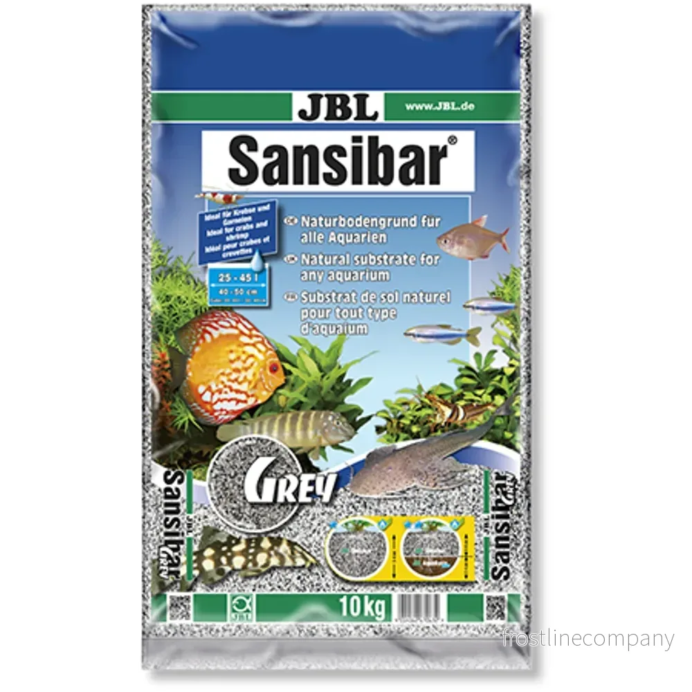 JBL Sansibar Grey – Neutralgrå och finkornig akvariesand (5–10kg) - Bild 3