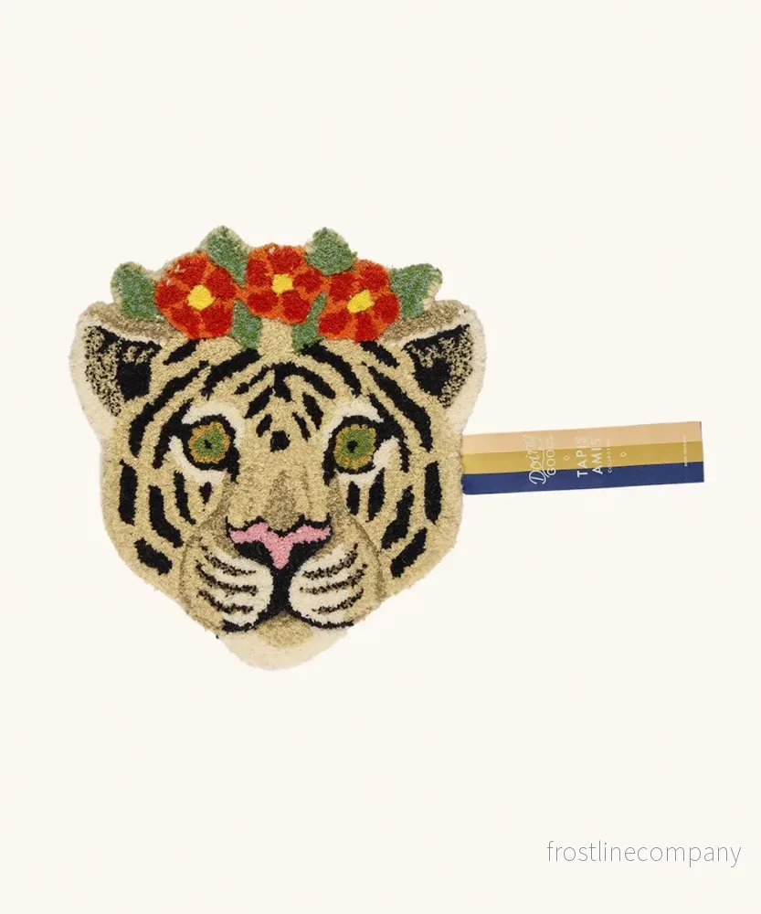 Tiger blommor matta small Tiger blommor matta small