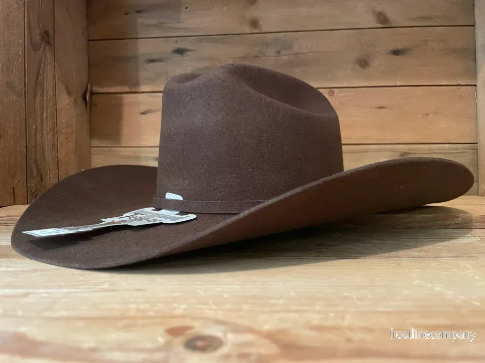 Cowboyhatt Twister Santa Fe 3X Filt Chokladbrun Cowboyhatt Twister Santa Fe 3X Filt Chokladbrun
