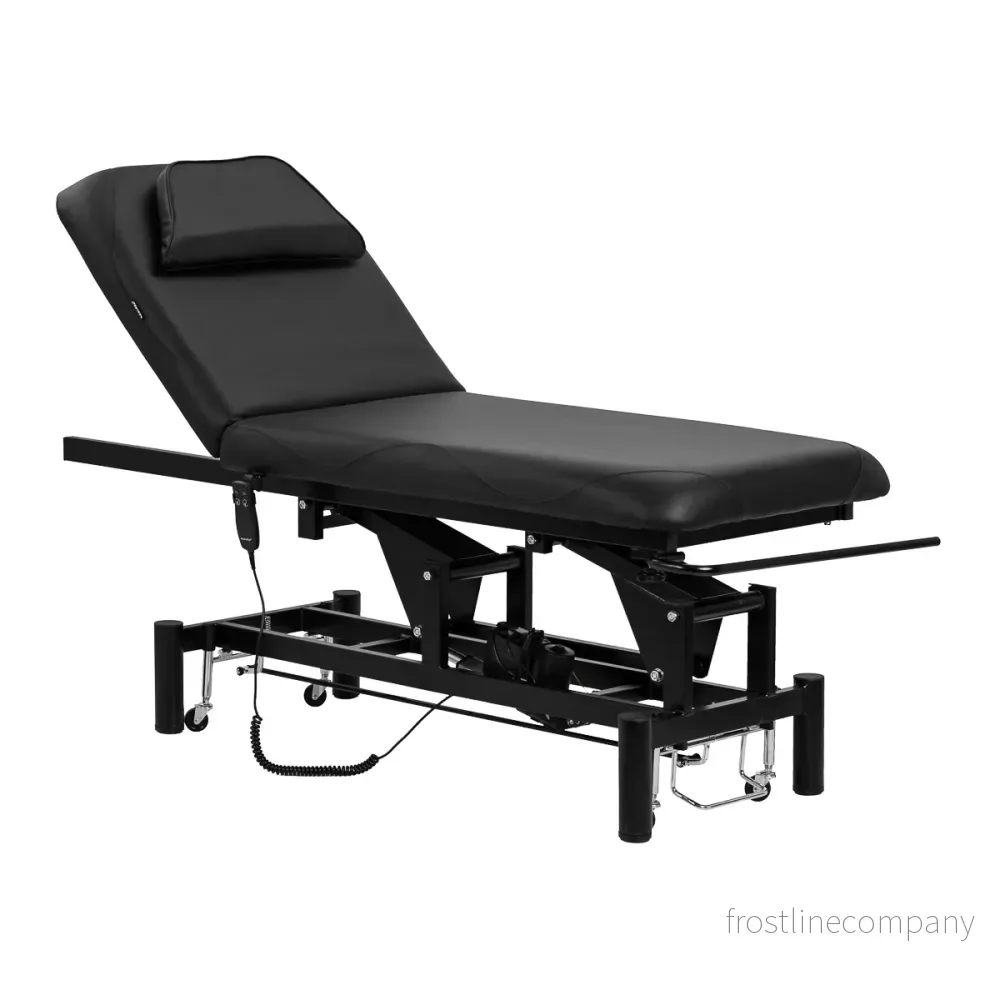 Elektrisk Massagebänk Azzurro 684A 1 Svart Eco-läder Elektrisk Massagebänk Azzurro 684A 1 Svart Eco-läder