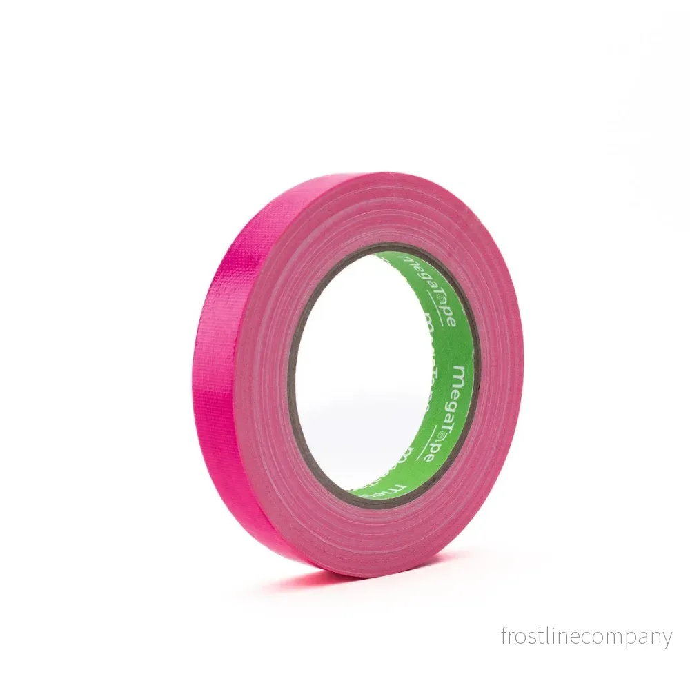 MegaTape UT70 · fluor-gaffatejp · 25 m på rulle · 19 mm · rosa
